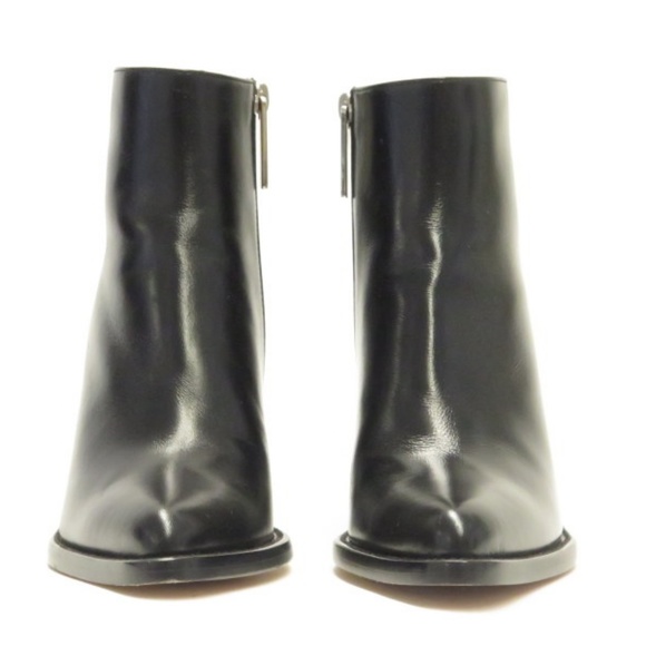 Chloe Rylee Booties Black Leather Size 36.5 - Picture 4 of 8